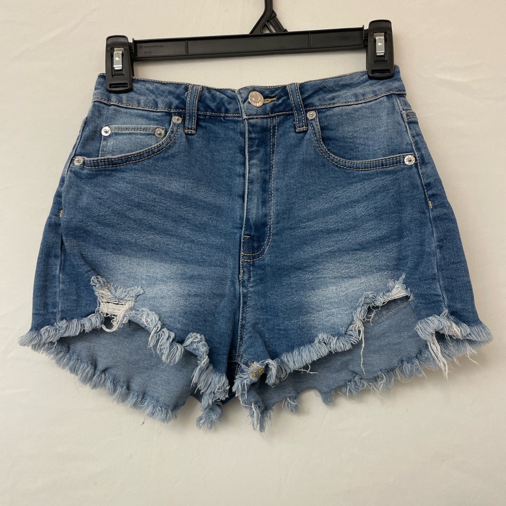 Love Tree Denim Cutoff Frayed Jean Shorts – Size S – Excellent Condition (M1)”✨